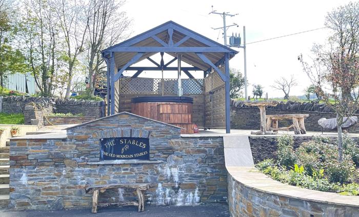 Enhance your stay with a wood fired hot tub.